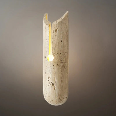 Strata Natural Travertine Wall Light 
