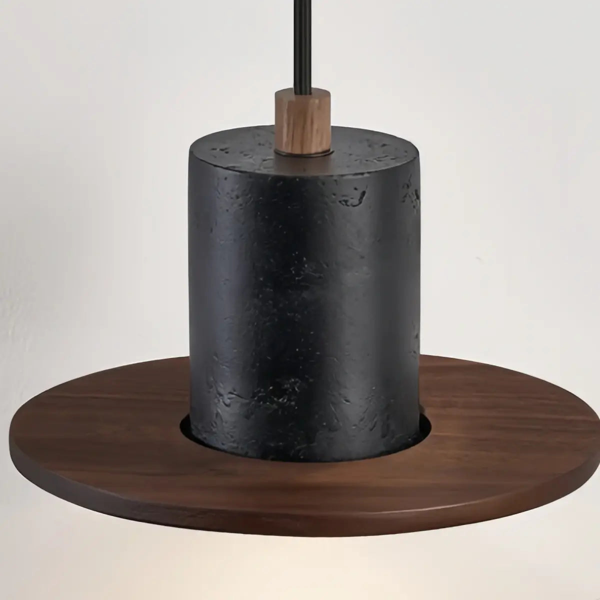 Strata Minimalist Travertine Pendant Light 