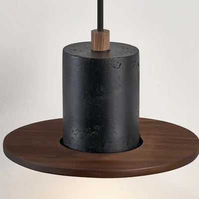 Strata Minimalist Travertine Pendant Light 