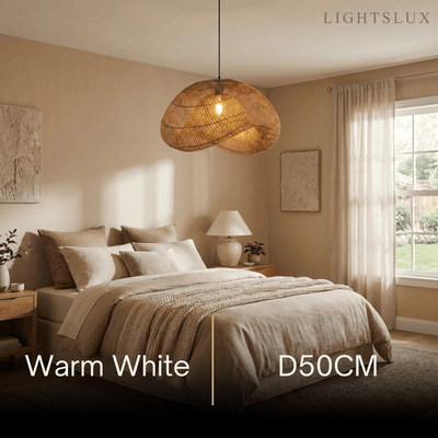 Bamburo Natural Rattan Pendant Light