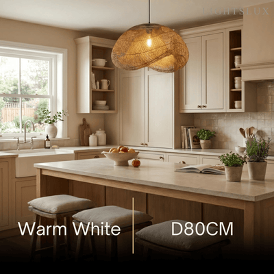 Bamburo Natural Rattan Pendant Light