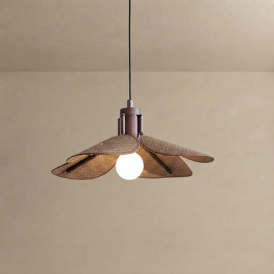Bamburo_Natural_Rattan_Pendant_Lamp_--_Light_Brown_Dark_Brown_for_Living_