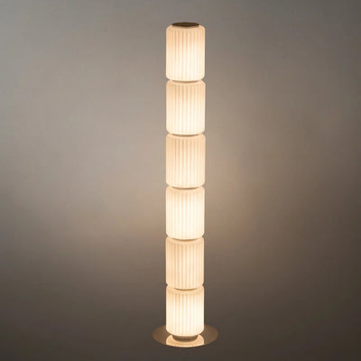 Vetro Modern Glass Column Floor Lamp
