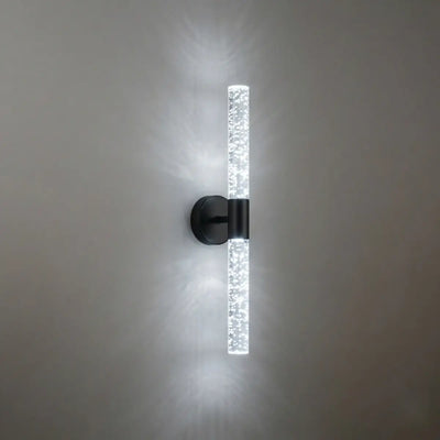 Lunara Modern Wall Lamp -- Iron & PVC Gold for Hallway
