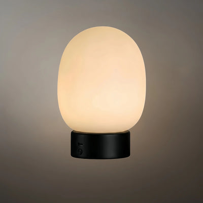 Crema Light Table Lamp -- Metal & Frosted Glass with Touch & Human Induction for Bedroom Living Room