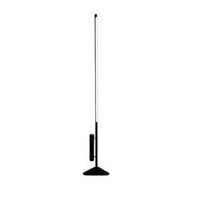 Lunara Minimalist Modern Floor Lamp -- Black for Living Room 