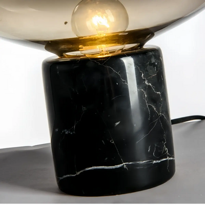 Vetro Luxury Table Lamp – Amber for Bedroom