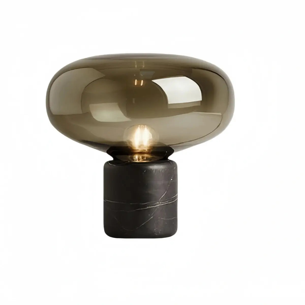 Vetro Luxury Table Lamp – Smoke Grey or Amber for Bedroom