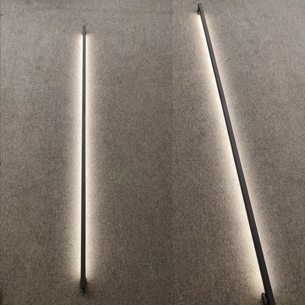 Arcato Modern Linear LED Wall Lamp – Black Wall-Mounted Light for Living Room