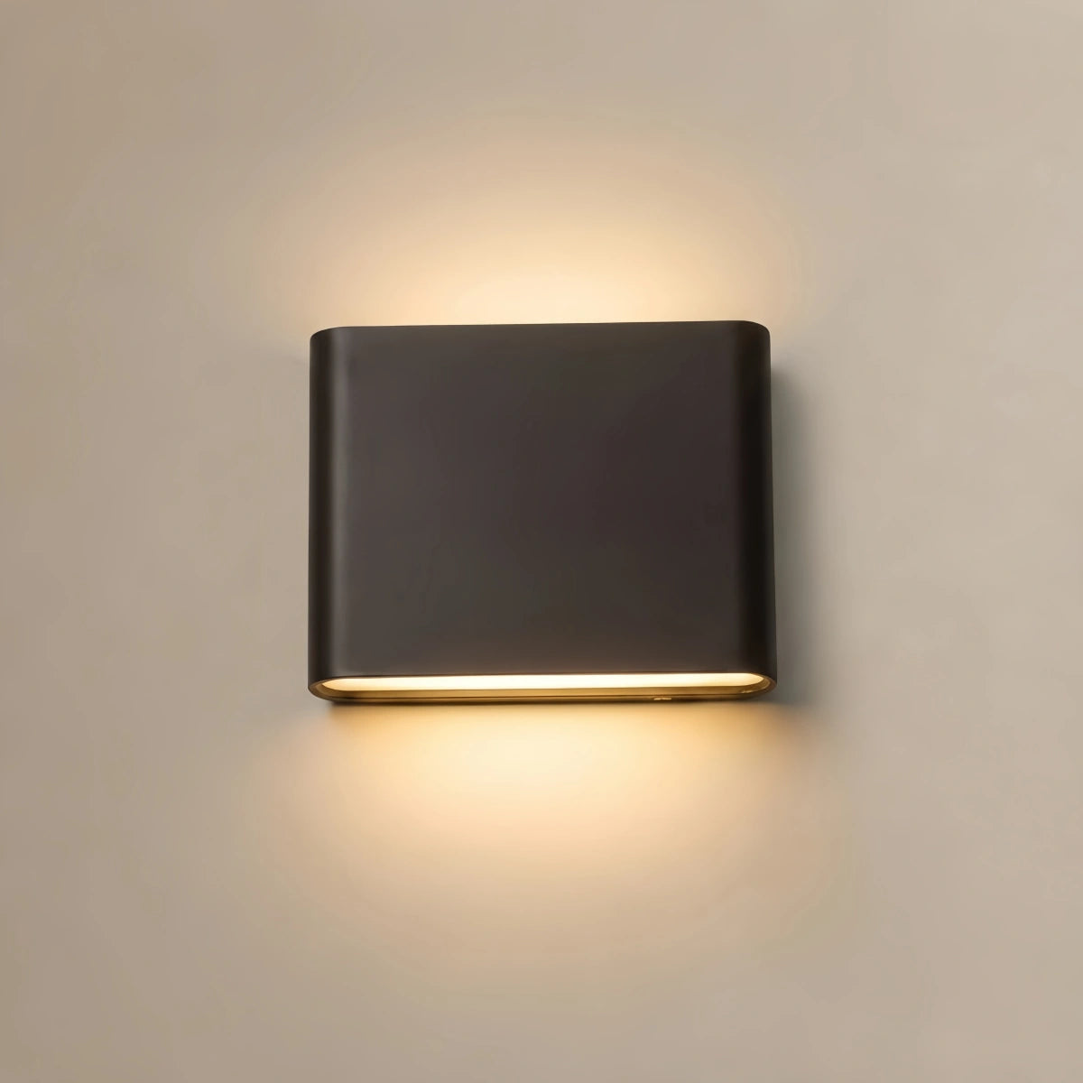 Outdoor Wall Lamp - Black Metal for Patio