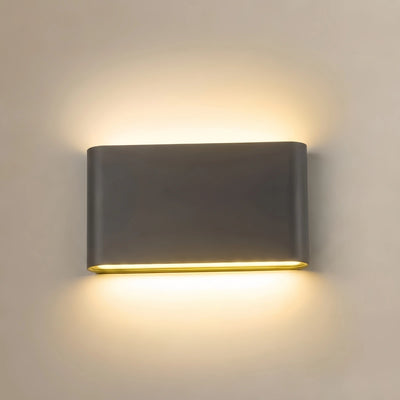 Minimalist Rectangular Outdoor Wall Lamp 