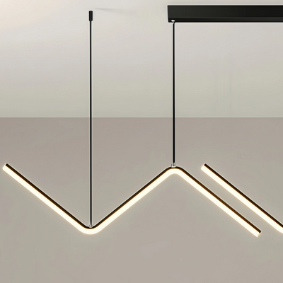 Arcato Minimalist Black/Gold Pendant Light