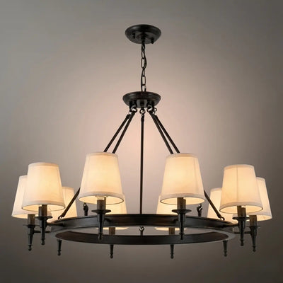 Nebula Vintage Black Chandelier