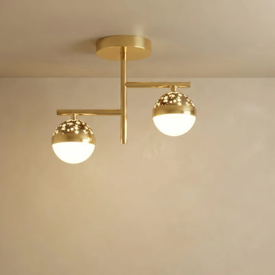 Nebula Modern LED Flush Mount Ceiling Light - Starry Night Effect