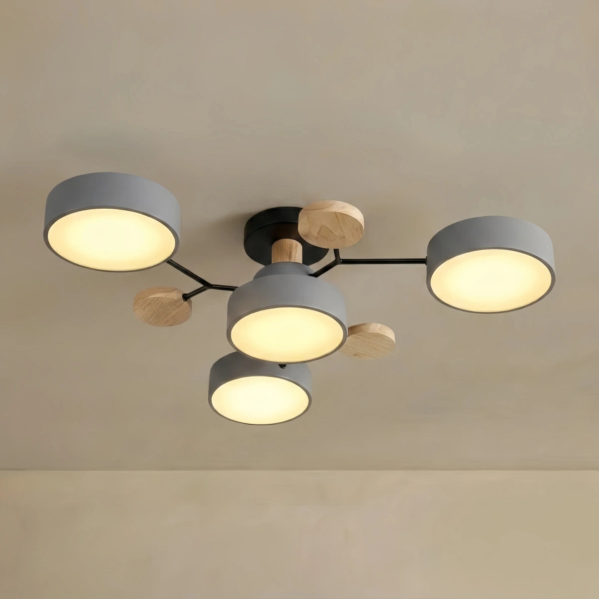 Multi-Head in Gray/Green/White for Living Room