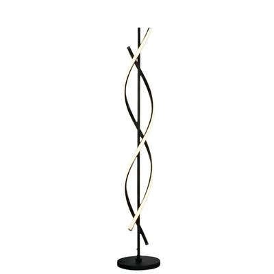  Arcato Modern Black & White Floor Lamp