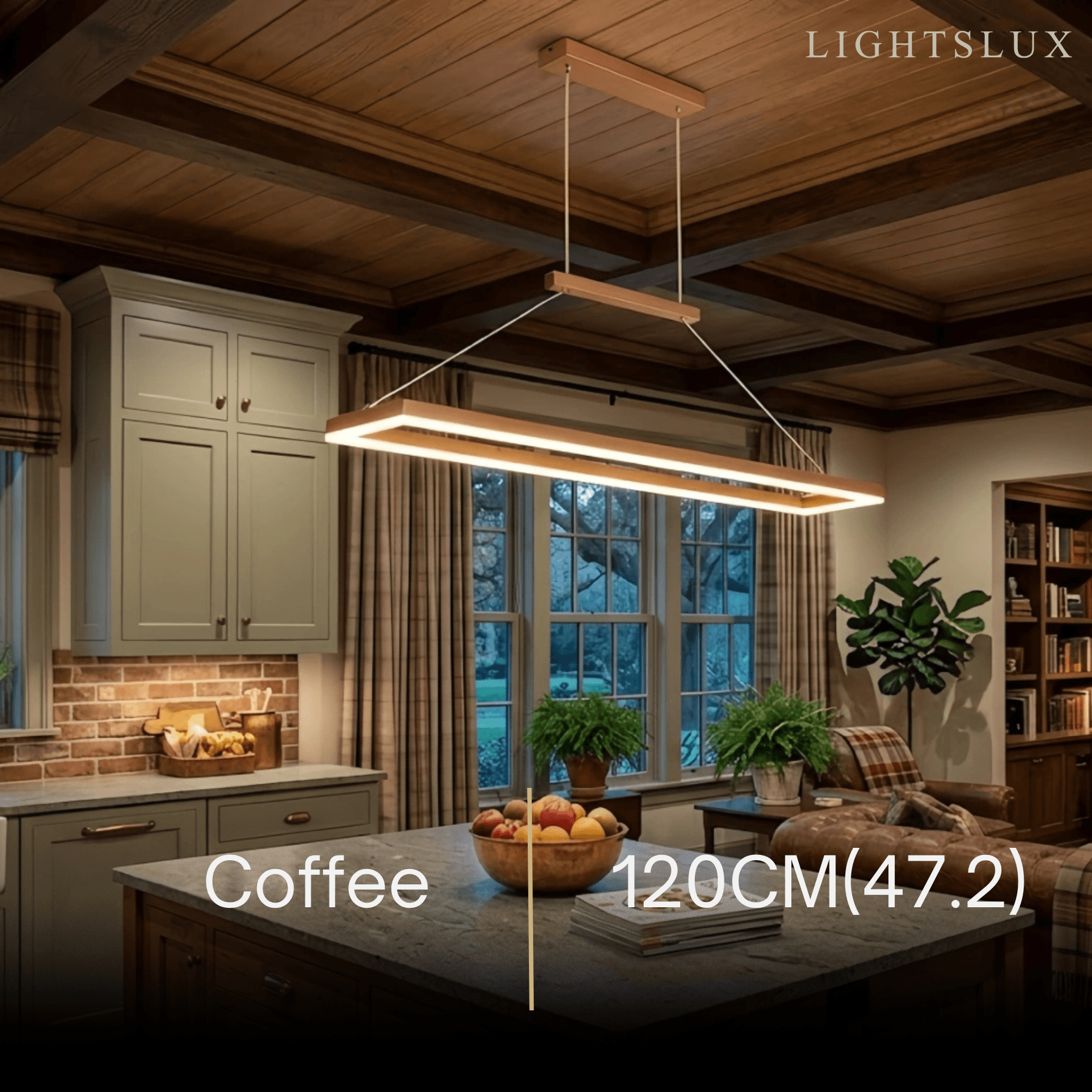 Excelis Luxury Rectangular Pendant Light
