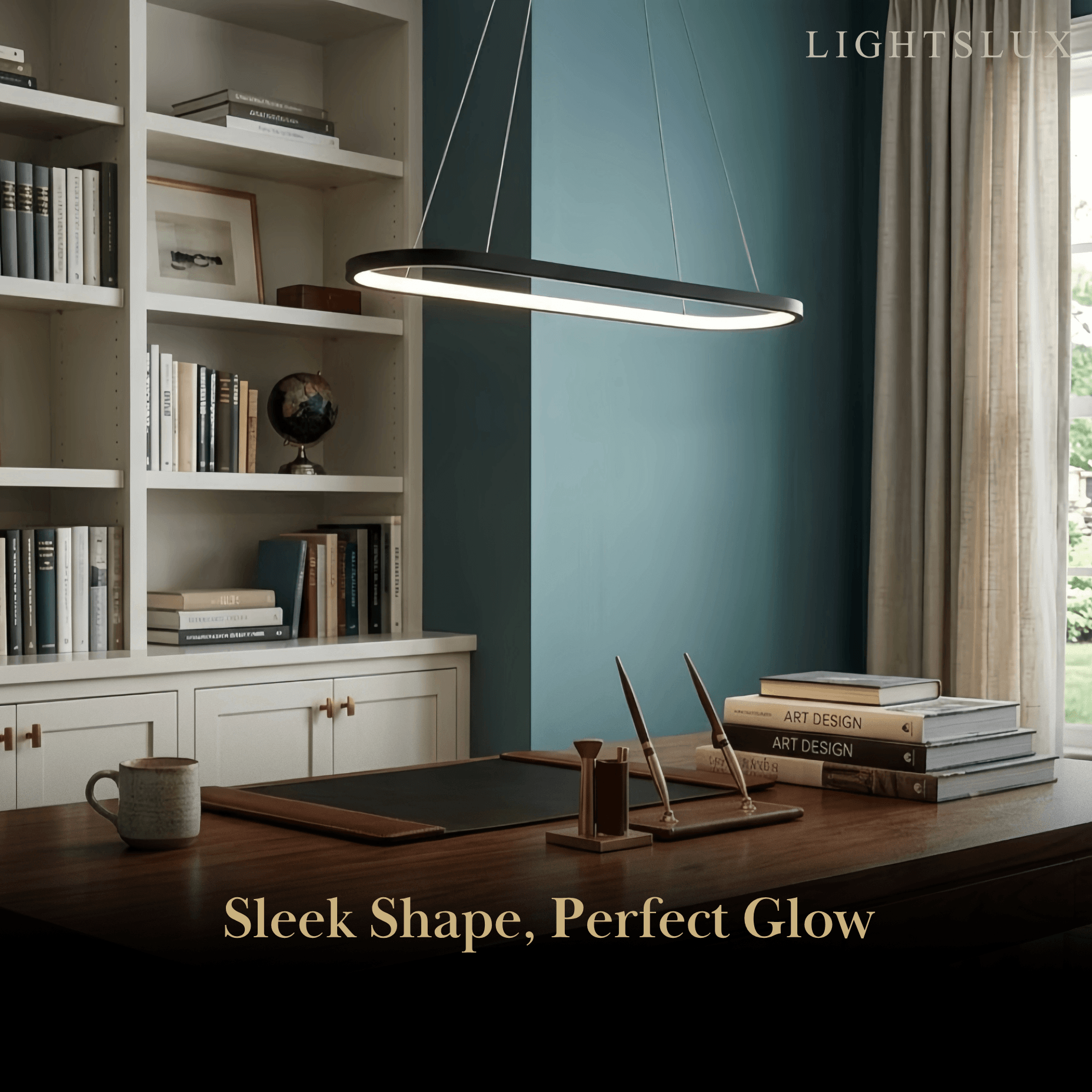 Modern_Gold_Oval_Pendant_Light