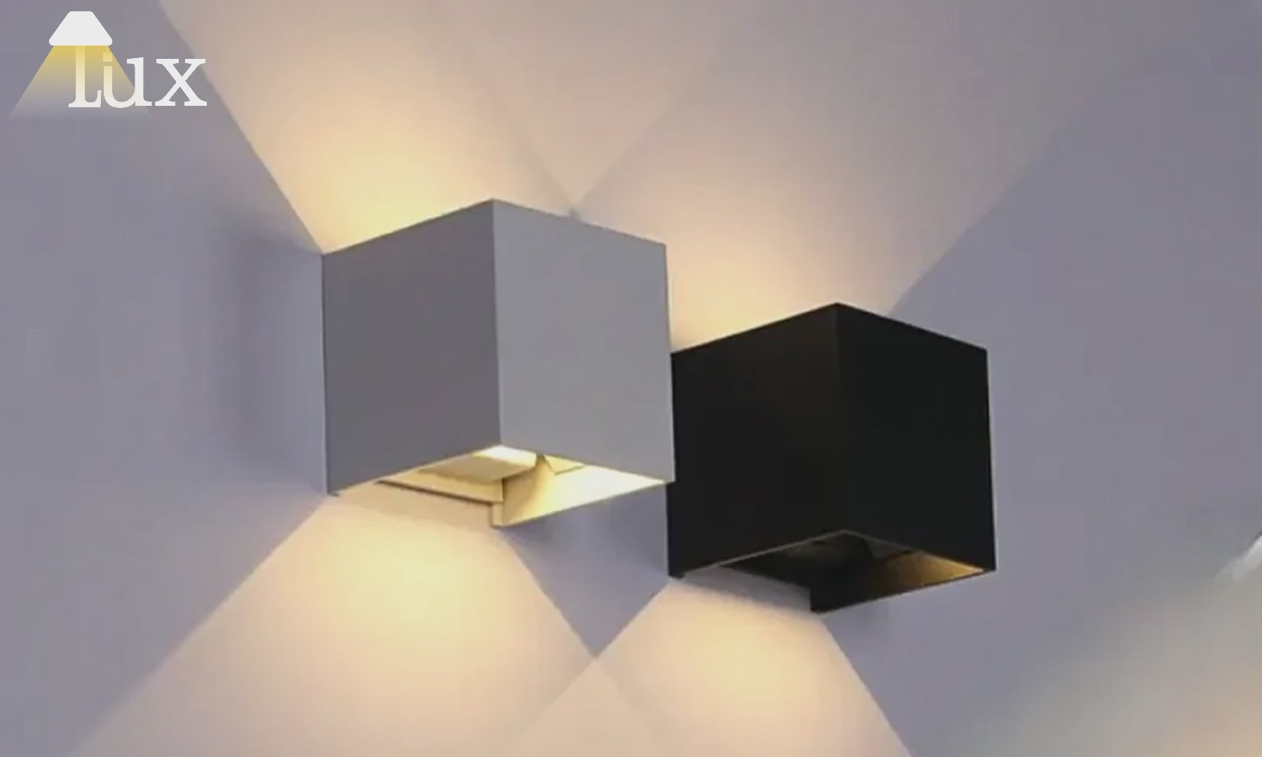 Morandia Modern Square Metal Wall Lamp - 6 Colors